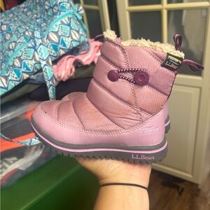 Ll bean Purple Toddler Boots